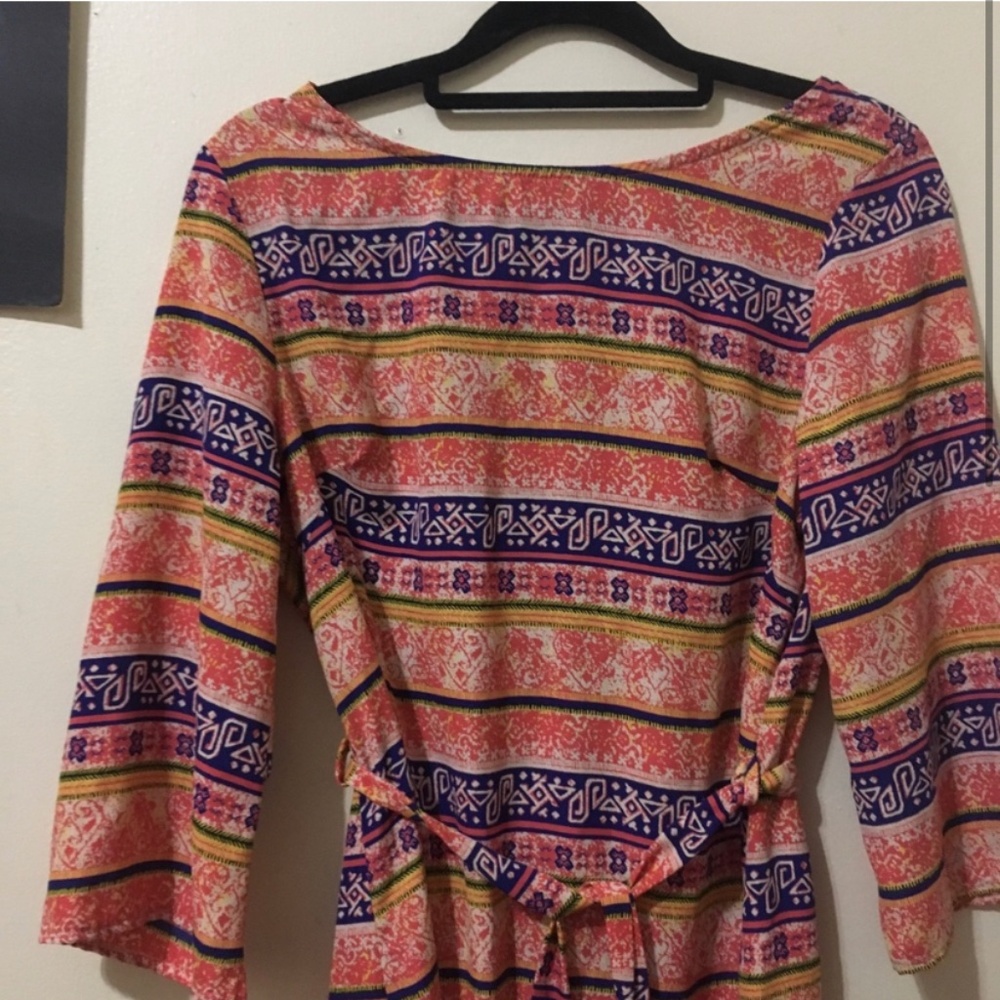 NWOT Abstract Long Sleeve Dress